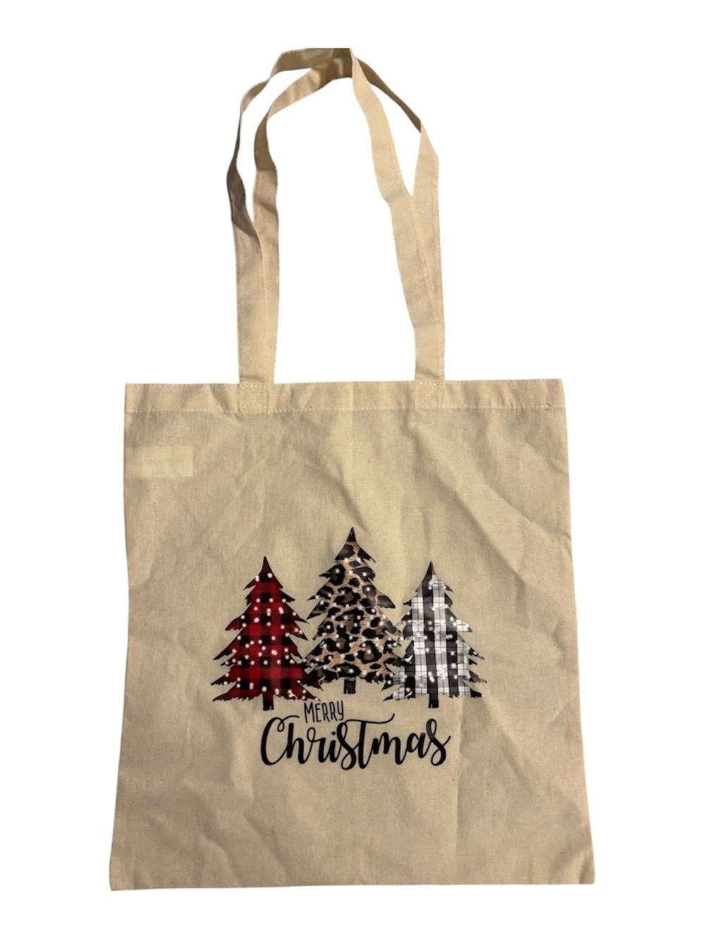 NWOT Merry Christmas Tree Tote Bag